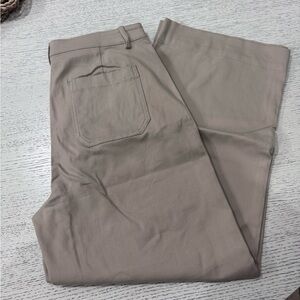 J. Crew Women's Tan Wide Leg Pants
